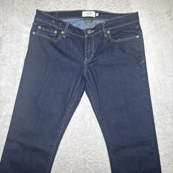 Abercrombie & Fitch Erin Stretch Denim Blue Jeans W 28 L31 Sz 6S Women Jeans - Picture 4 of 10